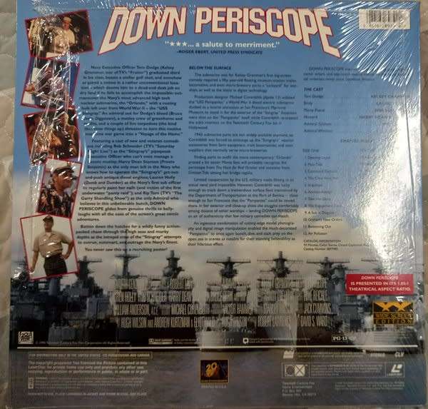 Down Periscope - LASER DISC (Kelsey Grammer / Frasier)