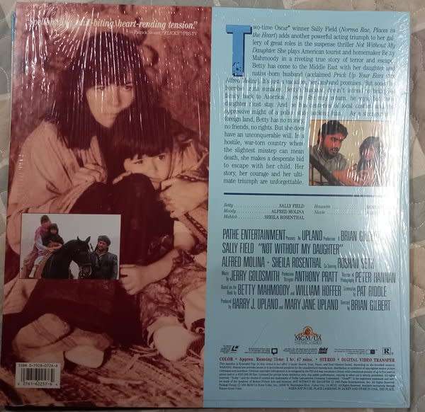 Not Without My Daughter LASER DISC (Sally Field)