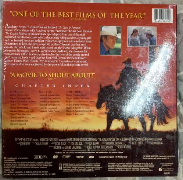 The Horse Whisperer - LASER DISC (Robert Redford)