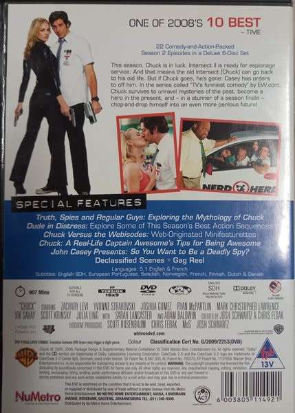Chuck - The complete series 1 to 5 (DVD bundle)