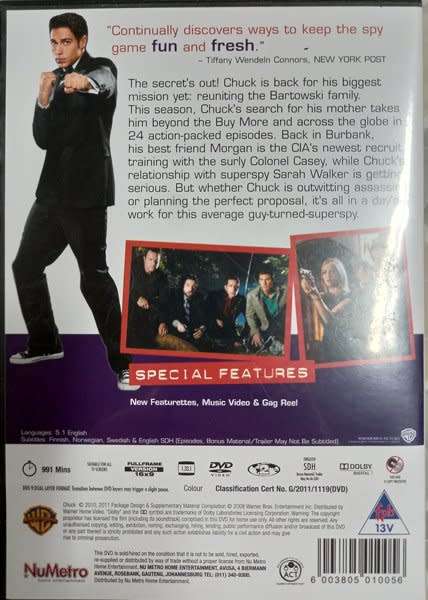 Chuck - The complete series 1 to 5 (DVD bundle)