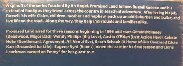 Promised Land - Complete series 1 to 3 (13 DVD set, Gerald McRaney, Touched By An Angel)