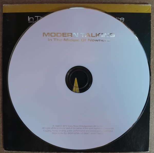 Modern Talking - In The Middle of Nowhere (4th album) CD