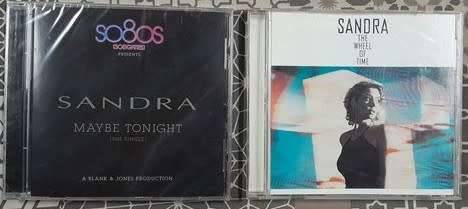 Sandra - Wheel of Time CD + Maybe Tonight CDsingle bundle