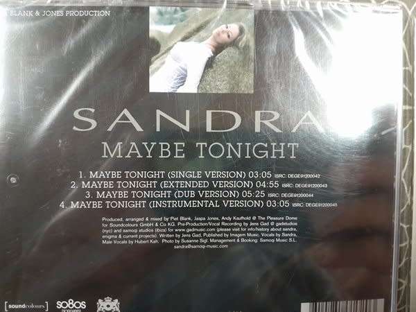 Sandra - Wheel of Time CD + Maybe Tonight CDsingle bundle