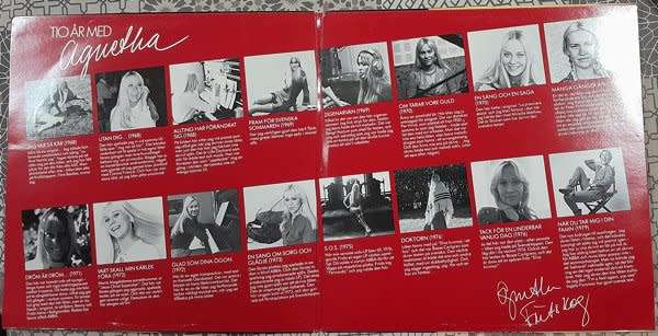 Agnetha Faltskog - Tio Ar Med Agnetha LP (ABBA)