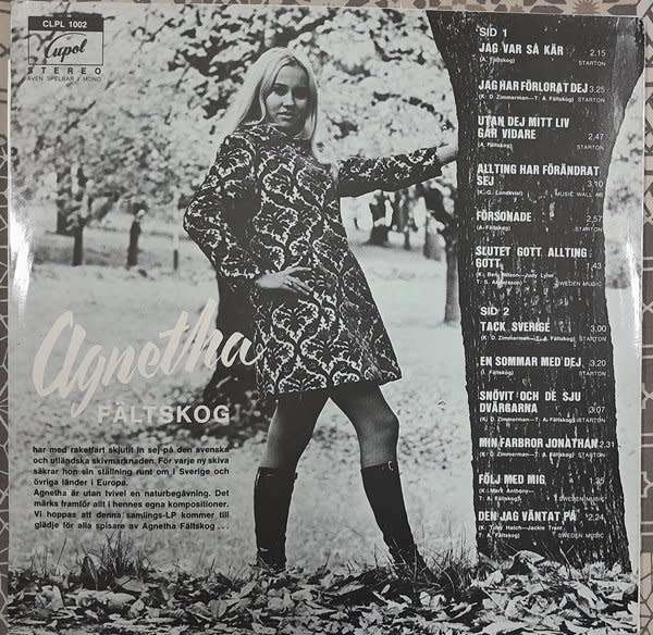 Agnetha Faltskog - Agnetha Faltskog (1st solo album) LP (ABBA)