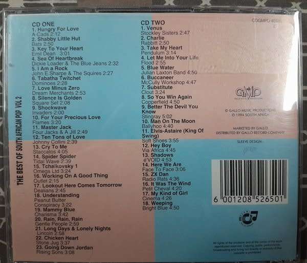 The Best of South African Pop - Volumes 1 and 2 (2 x 2CD sets) (Best of SA Pop)