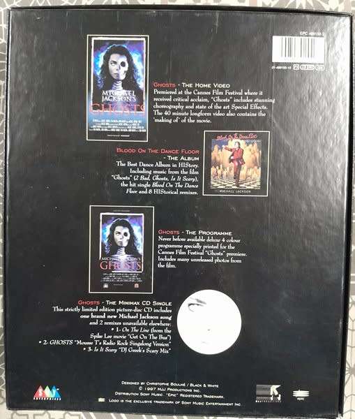 Michael Jackson - Ghosts Deluxe Collector Box (CD, Cdsingle, VHS and Programme)