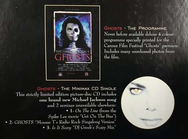 Michael Jackson - Ghosts Deluxe Collector Box (CD, Cdsingle, VHS and Programme)