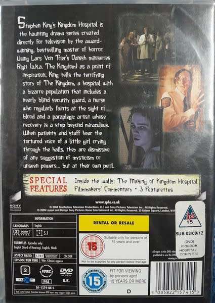 Kingdom Hospital - Complete Series (4dvd set / Stephen King)