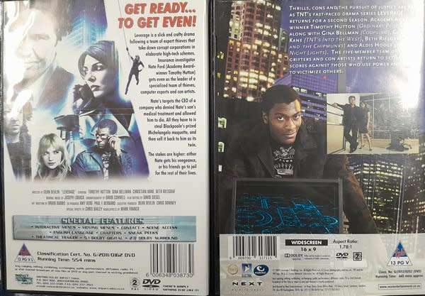 Leverage - Seasons 1 and 2 (8 DVD bundle)