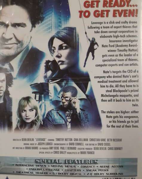 Leverage - Seasons 1 and 2 (8 DVD bundle)