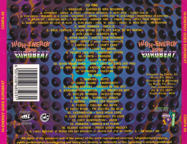 High Energy Goes Eurobeat (2 cd set)