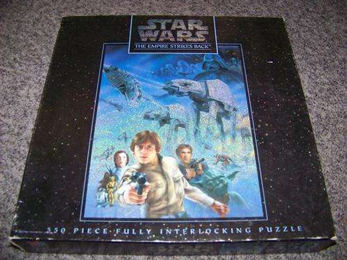 Star Wars The Empire Strikes Back METALLIC FINISH 550 piece puzzle SEALED from 1995