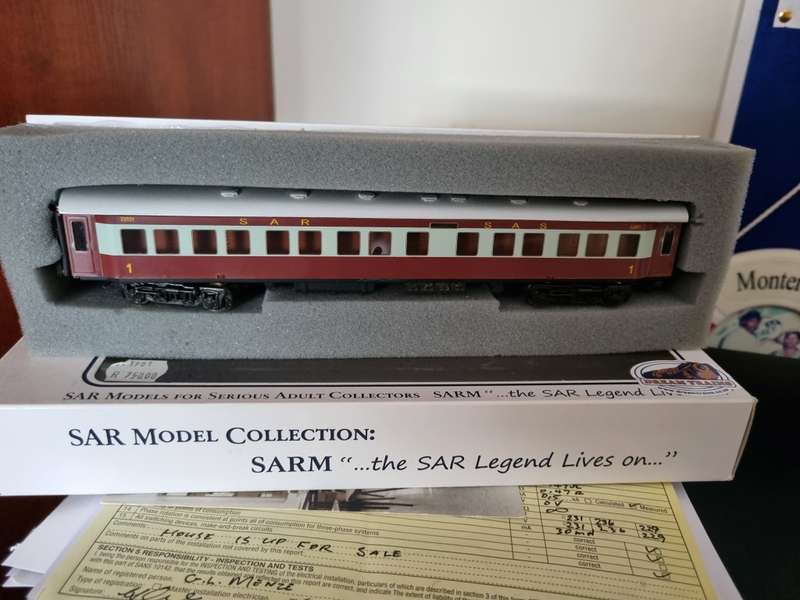 HO Model Trans Karoo Train Coaches (4) 1st,2nd 3rd and Kitchen