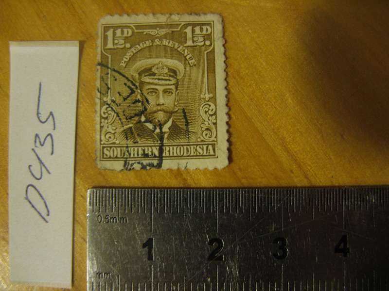 SOUTHERN RHODESIA KGV 1-1/2D.