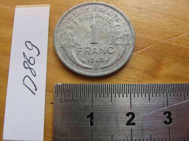 FRANCE 1949B FRANC.