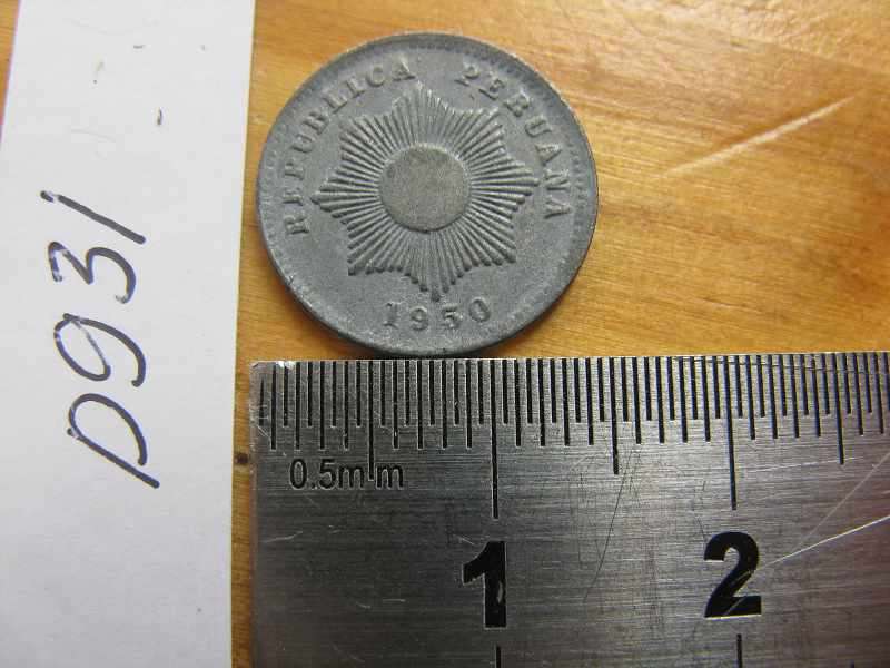 PERU 1950 CENTAVO.