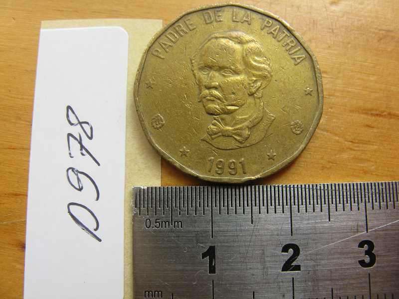 DOMINICAN REPUBLIC 1991 PESO.