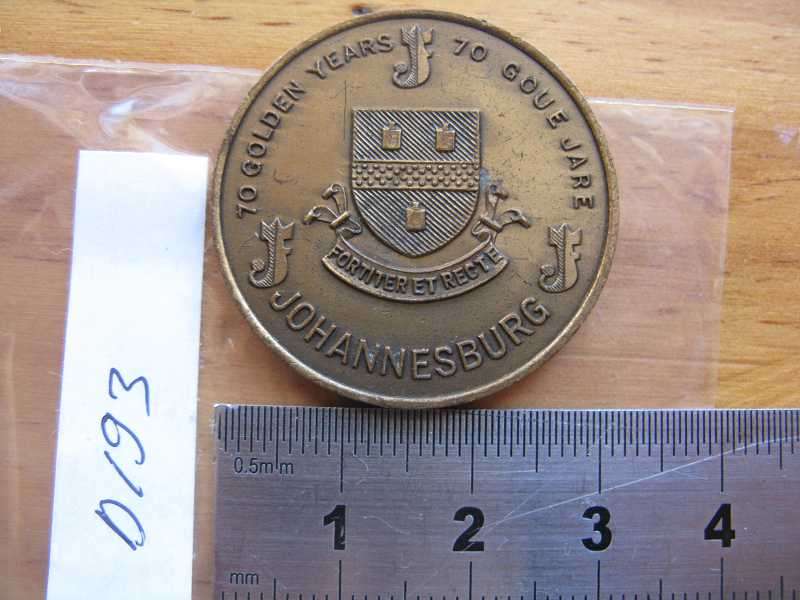 JOHANNESBURG 1886-1956 70 GOLDEN YEARS OF SPORTS & RECREATION.