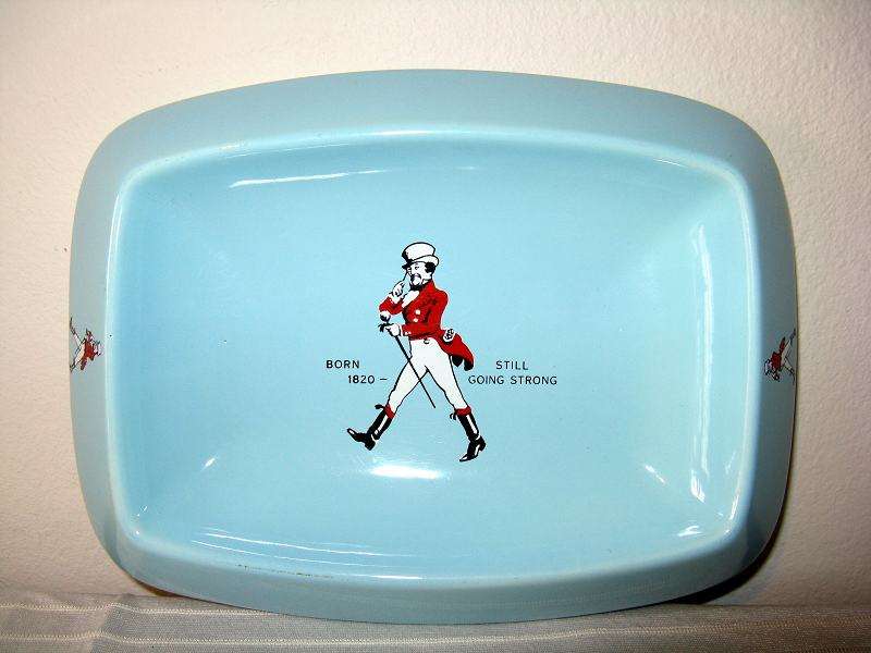 WADE REGICOR LONDON ENGLAND JOHNNY WALKER DISH.BORN 1820-STILL GOING STRONG.L 24cm x W 18cm (CR8)