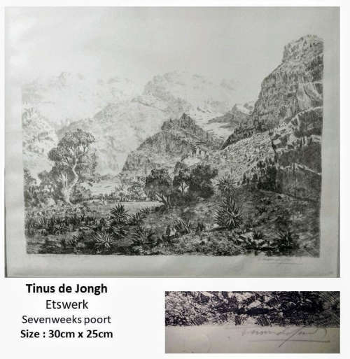Tinus de Jongh Etching