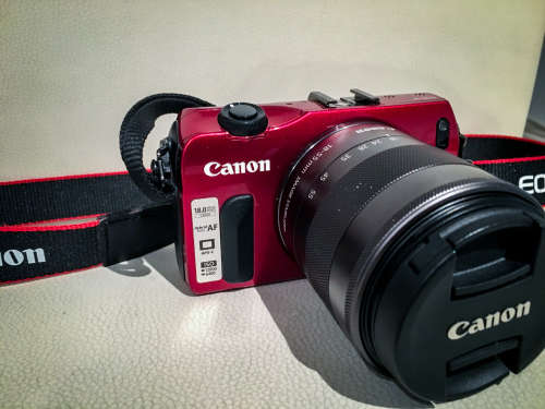 Canon EOS M Mirrorless Digital Camera with 18-55mm lens