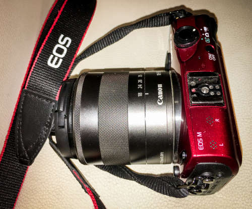 Canon EOS M Mirrorless Digital Camera with 18-55mm lens