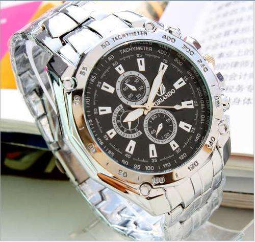 Stainless Watch Man Luxury ORIANDO - Black