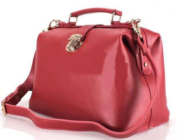 Women's Red Leather Messenger Bag - VALUE R 1199.00