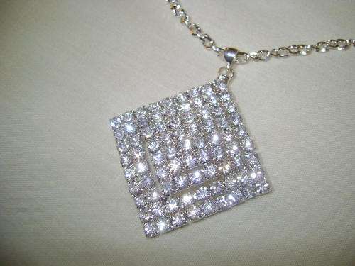 Beautiful Crystal Pyramid necklace