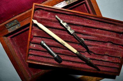 Late Victorian ? Draughtman  Set.