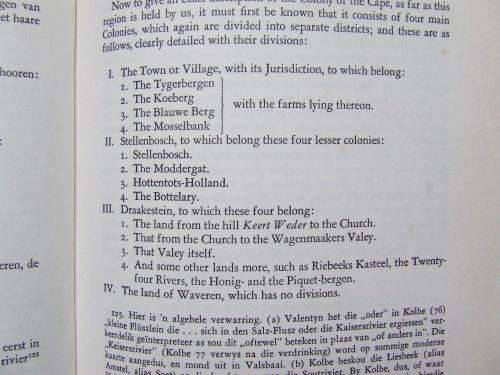 Description of the Cape of Good Hope with the Matters Concerning it