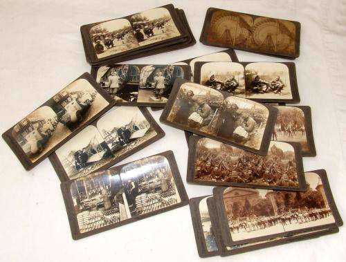 26 WWI Stereoscope Photographs
