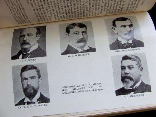 Correspondence and Memoirs of Merriman and Munnik - Boer War Contents
