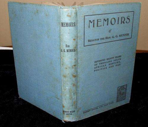 Correspondence and Memoirs of Merriman and Munnik - Boer War Contents