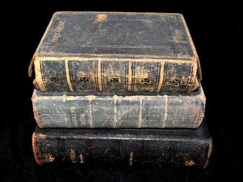 Three Vintage English Bibles
