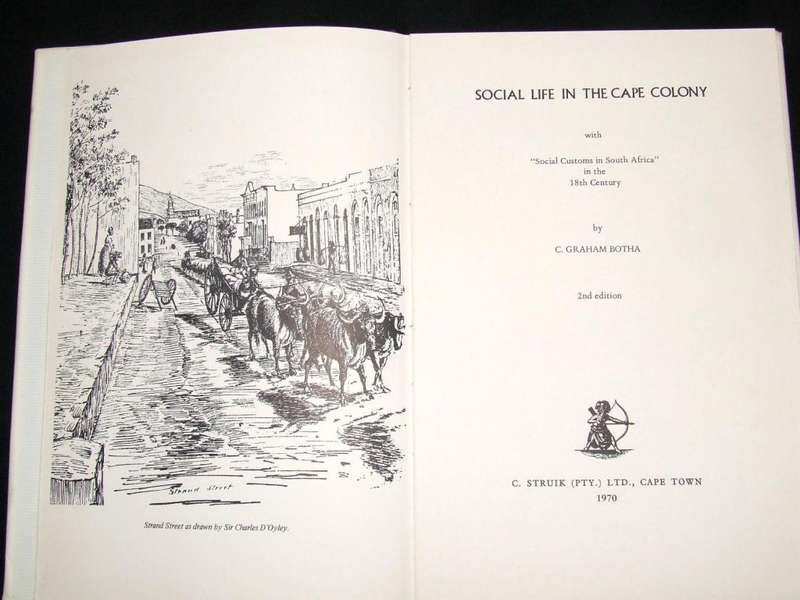 Social Life in the Cape Colony