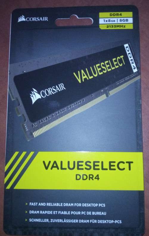 Corsair Value 8GB DDR4-2133 Module (1x8GB) - CL15, 1.2V  ME-CD4821V15