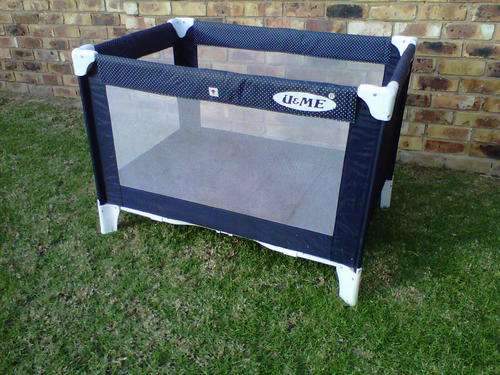 Camping Cot, U & Me, navy blue