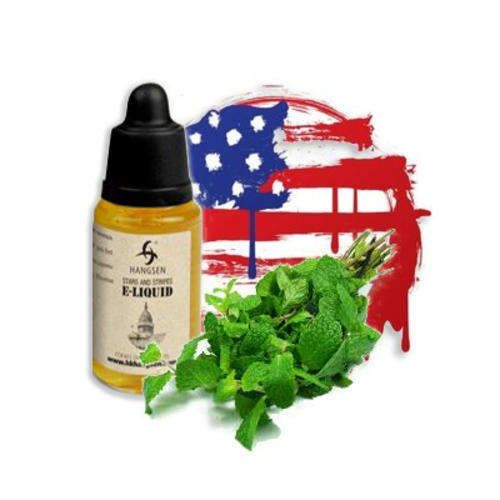 20ML E-LIQUID HANGSEN STARS & STRIPES "HS PEPPERMINT" FOR ALL E-CIGS **FREE SHIPPING OVER R500**