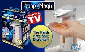 Magic soap dispenser