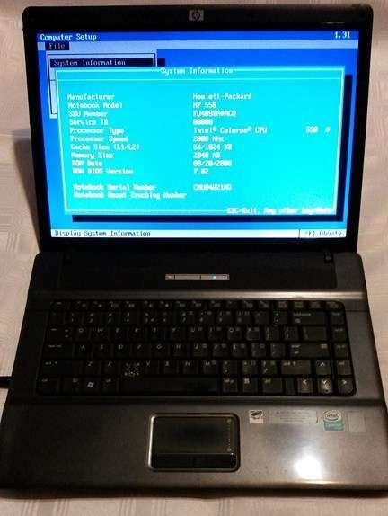 HP Laptop , Model Number  550 *** Technicians Dream **** LOW Shipping ****
