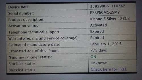 Dead Iphone 6  for Spares  - *****LOW LOW SHIPPING ****