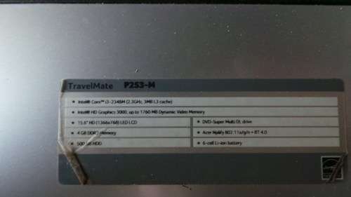Acer Travelmate P253M Corei3 laptop  for Grabs  - ******LOW LOW SHIPPING *****