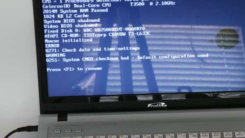 Proline Laptop - Screen Has Spon on It- ******LOW LOW SHIPPING *****