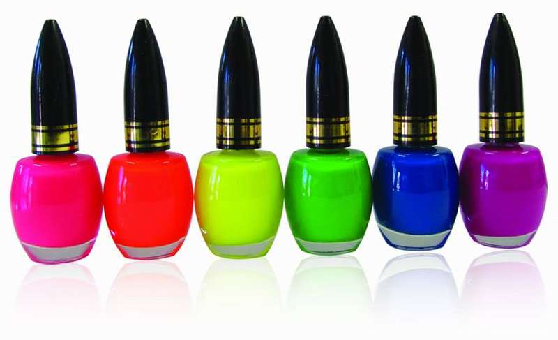 Mijona Nail Polish Florescent Colour X 6pcs