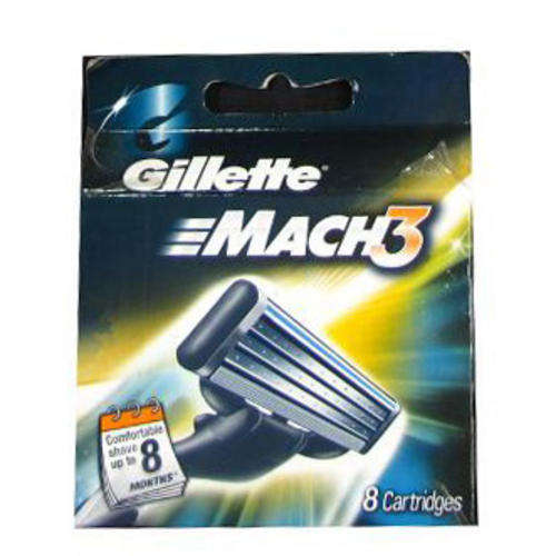 Gillette Mach3 Cartridge (8 Cartridges) (Shipping flat rate of R40)