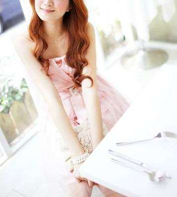 *Fashion Tokyo* Elegant Strapless Cocktail Dress